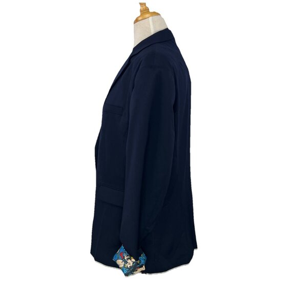 Wonder Woman Size 16 DC Comics Navy Blue Women Blazer Jacket Single Button Lined - Picture 5 of 12